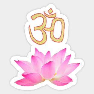 Lotus yoga Sticker